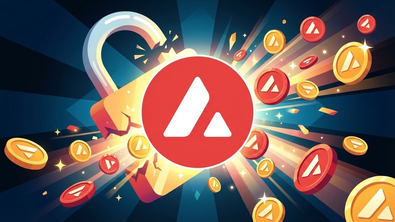 아발란체(AVAX), 전체 공급량의 0.23% 언락 예정